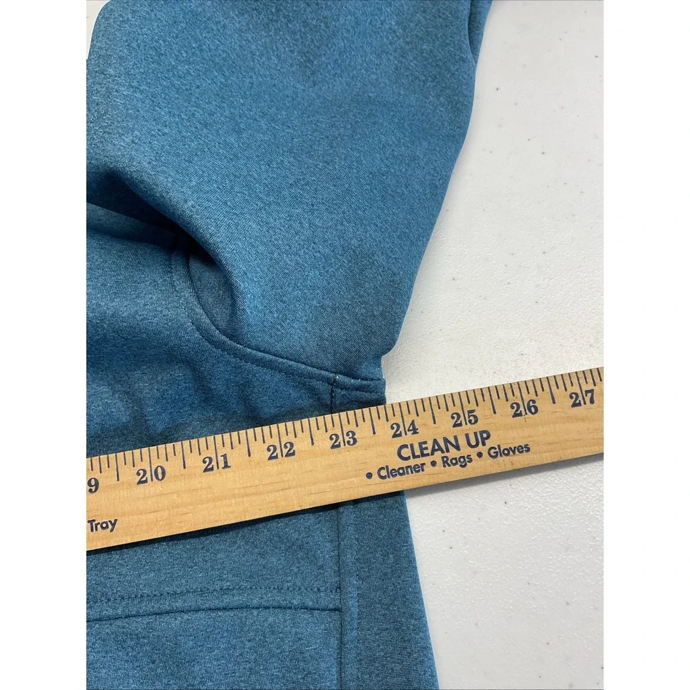 North Face‎ Jacket Men's size L  Blue Fleece Lined Zip Up lightweight softshell